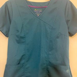 Medium Blue Label scrub top